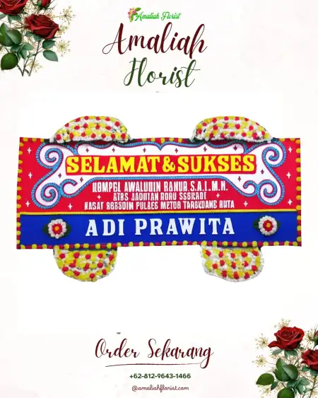 Papan Bunga Ucapan Selamat Loano